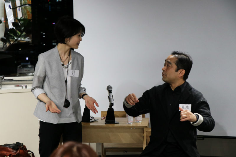 ▲3/2・9のセミナーの様子。プログラムの中のちょっとした演出にも、演劇の要素が盛り込まれていました。